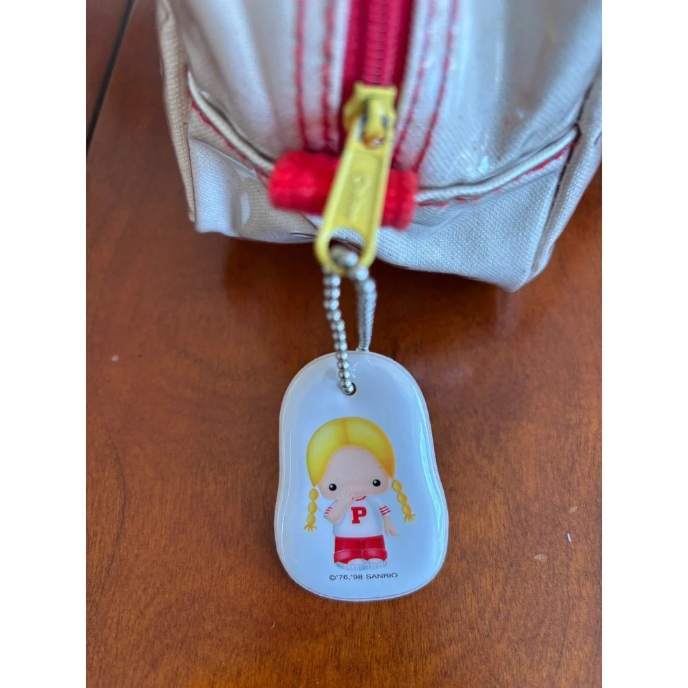 Vintage 1998 Sanrio Patty & Jimmy Canvas Pouch Bag Rare Collectible Kawaii
